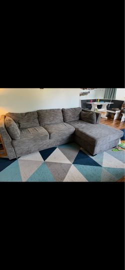 Comfy cozy couch with storage
