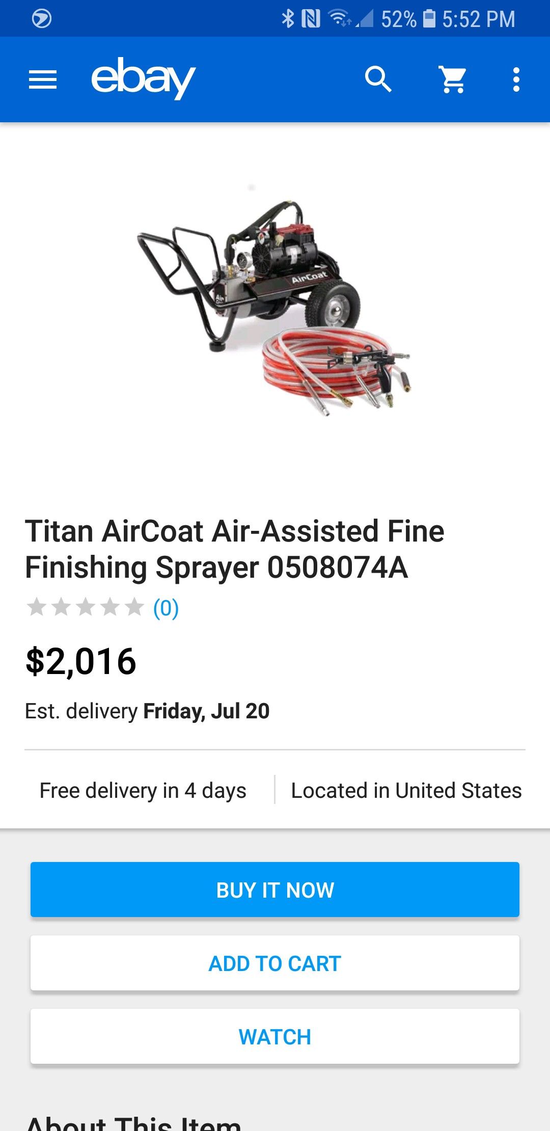 Capspray Aircoat assisted airless sprayer