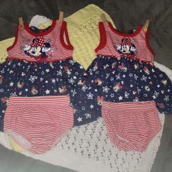 Two Dress Sets For Twins