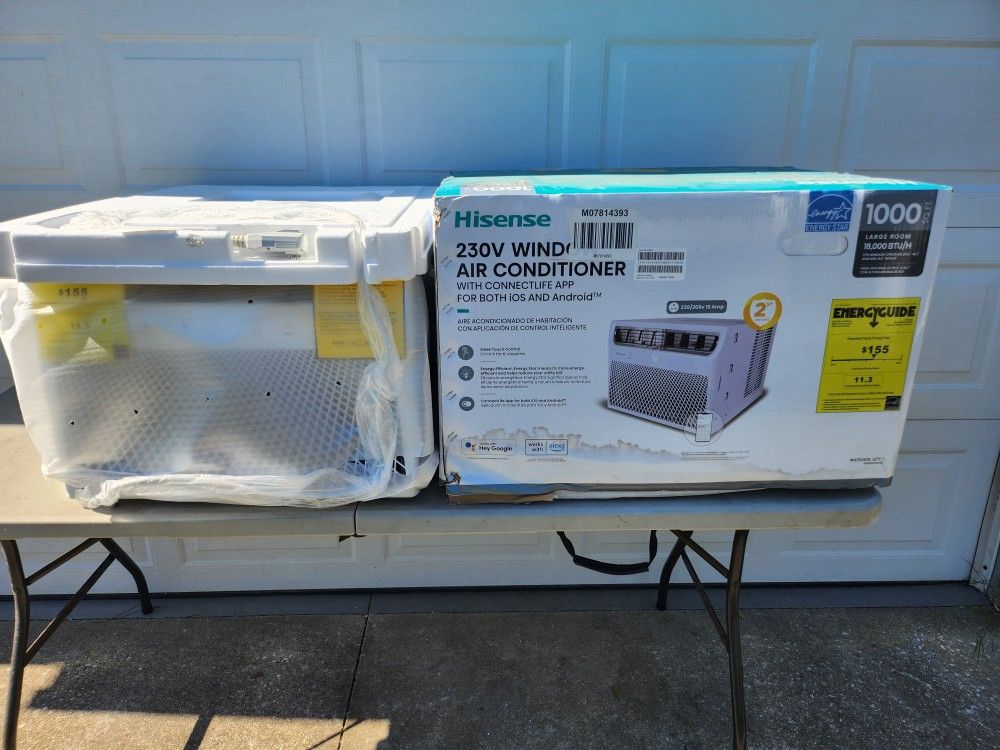 Hisense 18,000-BTU Smart Window Air Conditioner -BRAND NEW
