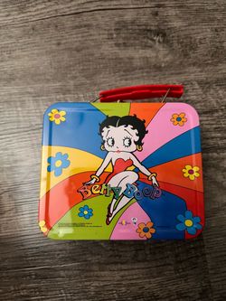 Betty Boop Tin Metal Lunch Box