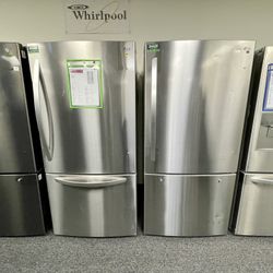 New Lg Bottom Freezer 