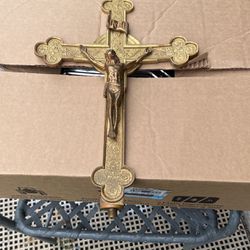 Brass Solid Cross