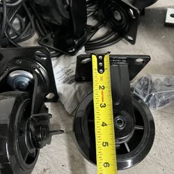 Heavy Duty Caster Wheels Set