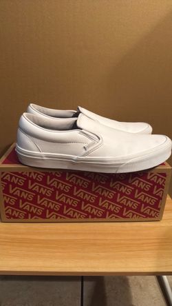 White vans size 8.5 women’s size, 10 men’s