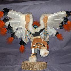 Authentic Vintage Native Kachina Eagle Doll