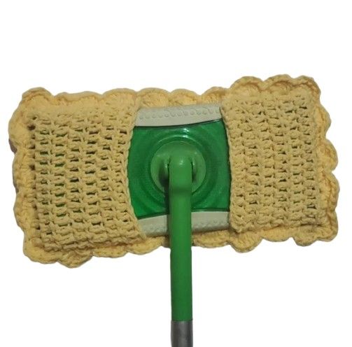 NWT Handmade Reuseable Cotton Kitchen Cleaner Mop Cover