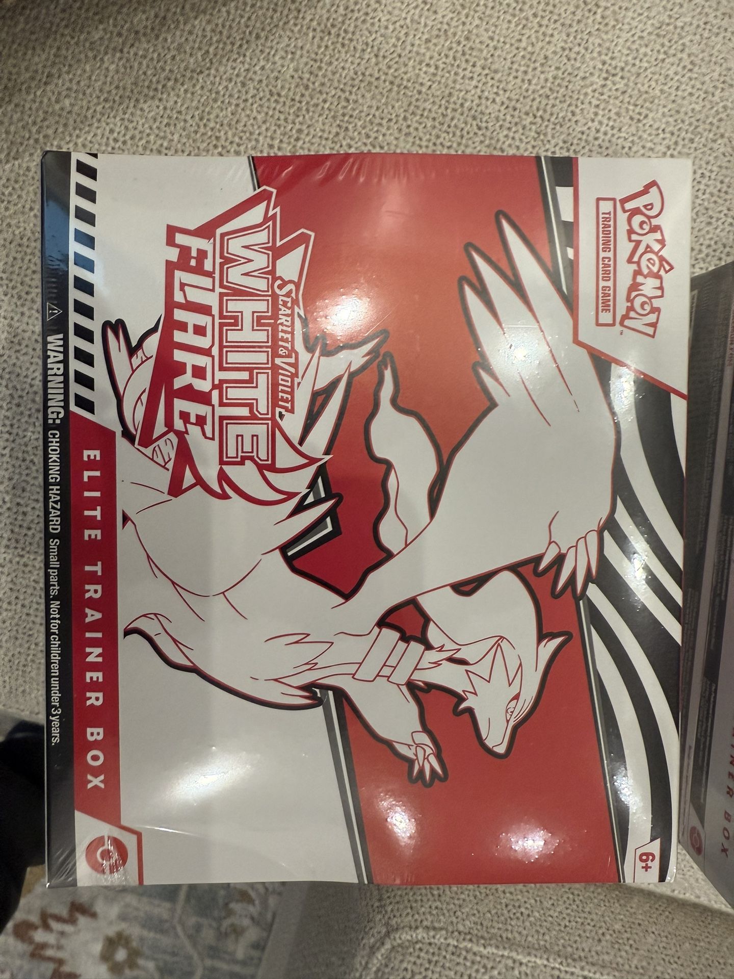 White FLARE Pokemon ETB 