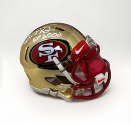 Joe Montana Chrome Mini Helmet 