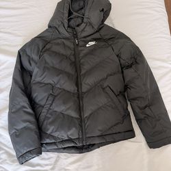 Kids Nike Black Puffer Jacket Winter Coat Size (small)