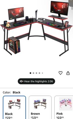 Gaming desk