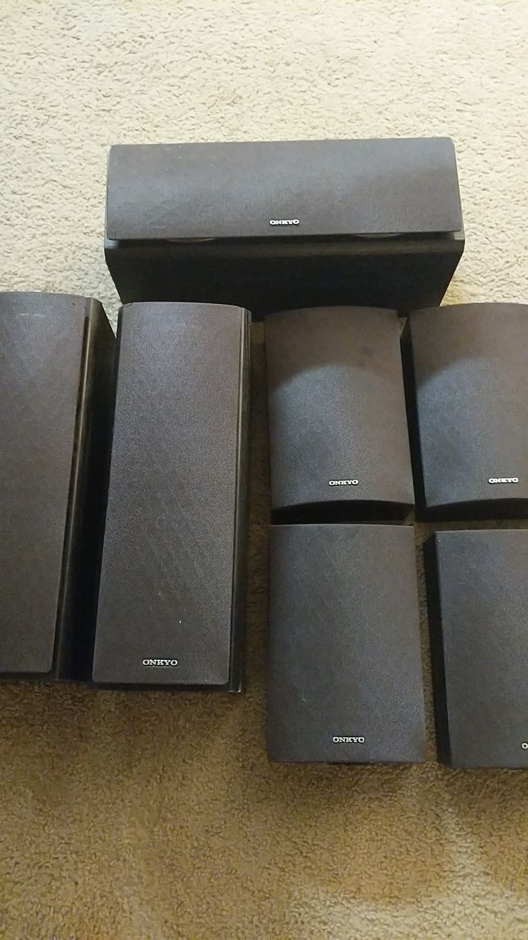 Onkyo speakers, 7.1 surround sound