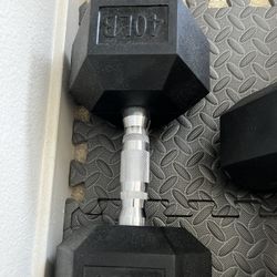 Single 40 lb Dumbbell