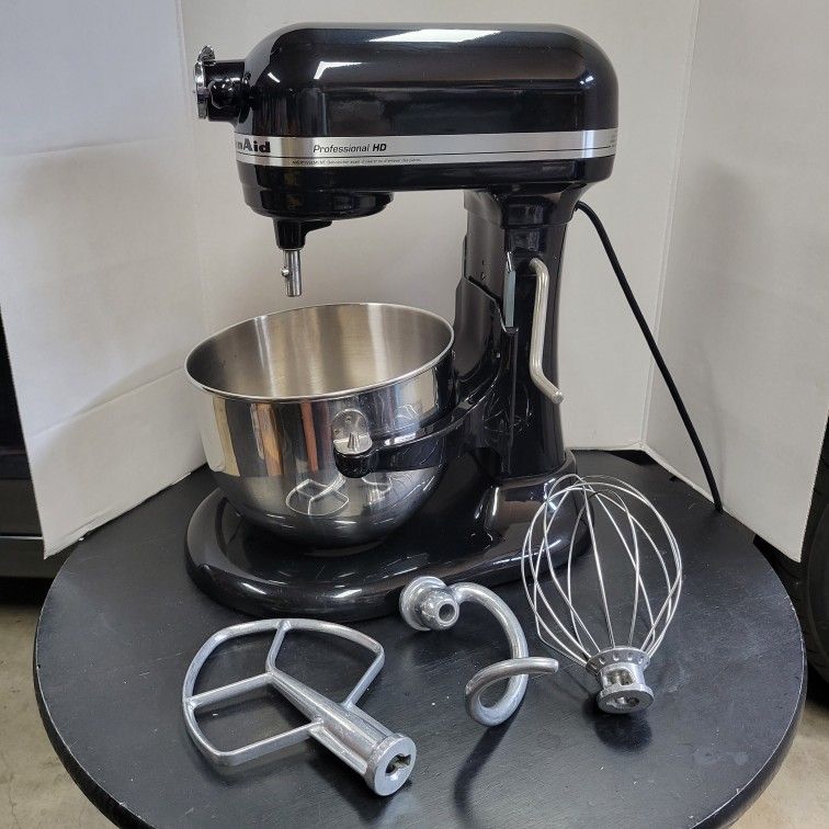 Kitchenaid Professional HD STAND MIXER Black 5 Qt Quart Lift Bowl 