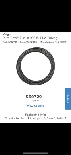 Viega Water Tube pipes