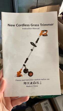 Cordless Weed Wacker Electric Eater Battery Powered