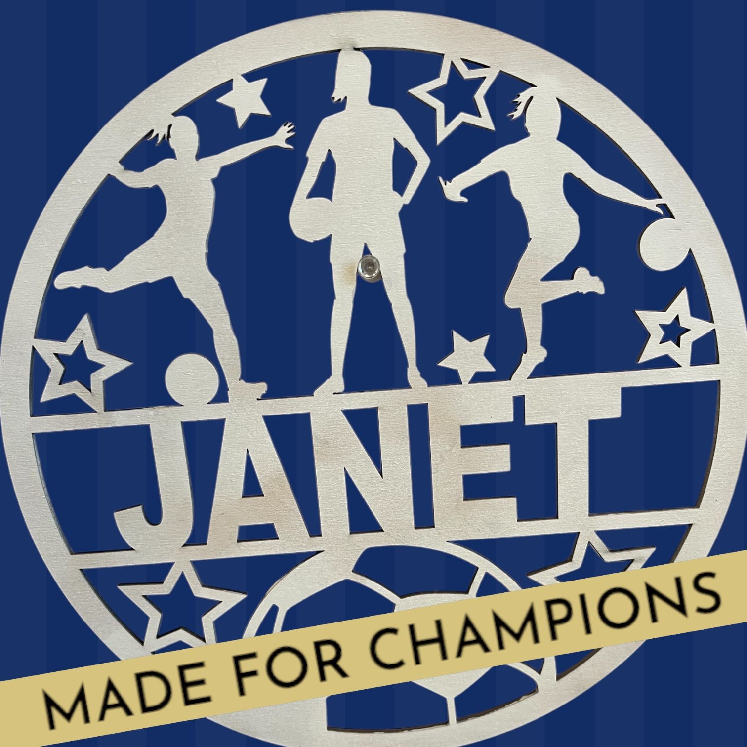 Soccer Personalized Sign 15” Wood