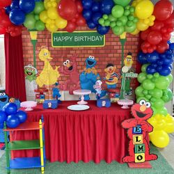 Sesame Street Backdrops