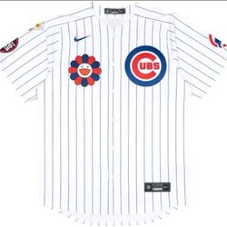 NIKE X TAKASHI MURAKAMI CUBS HOME JERSEY WHITE L