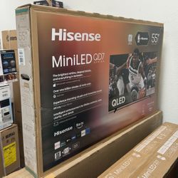 55 Hisense QLED Mini LED QD7 4K Smart TV