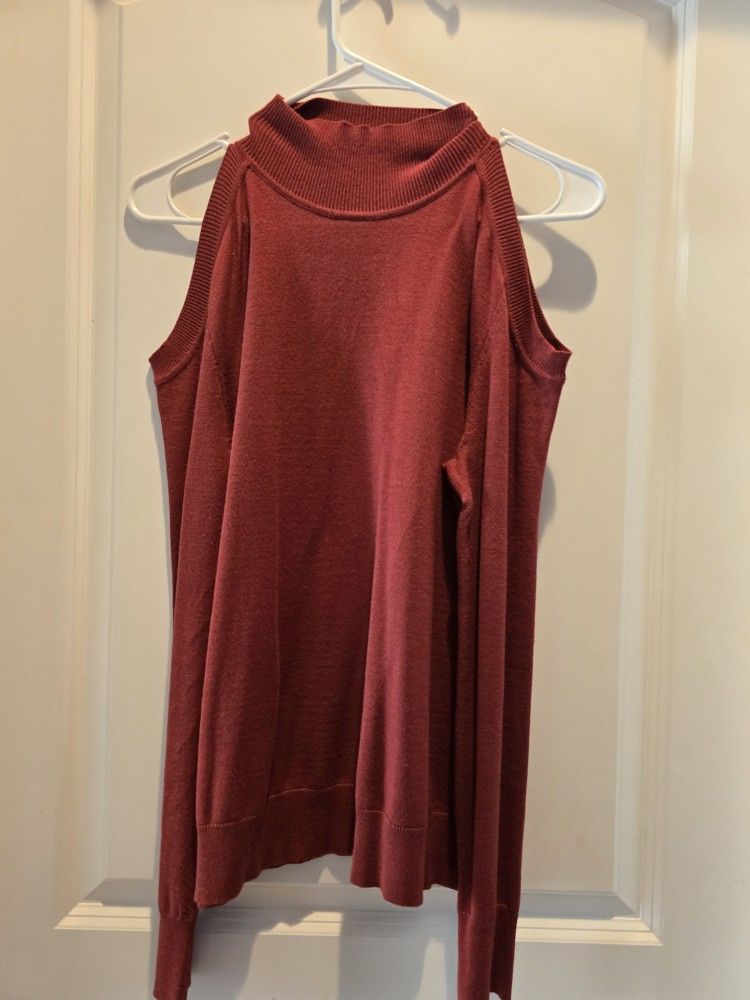 Women's Sweater with cut-out- Medium