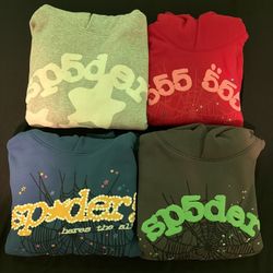 4 Spider Hoodies 