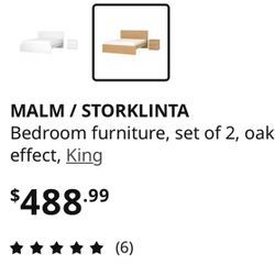 Bedroom set King size, Side Table Dresser And Bed frame mattress Slats!!!