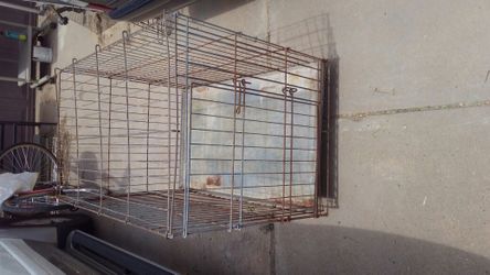 Used older crates for small dog, rabbits, guinea pigs