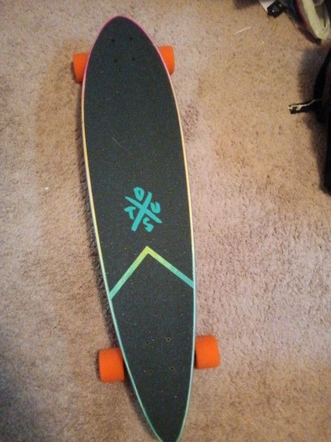 DUSTERS Moto Fades 37" - Pink/Orange/Teal - Longboards