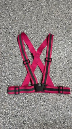Pink Reflective Safety Running Vest Harness