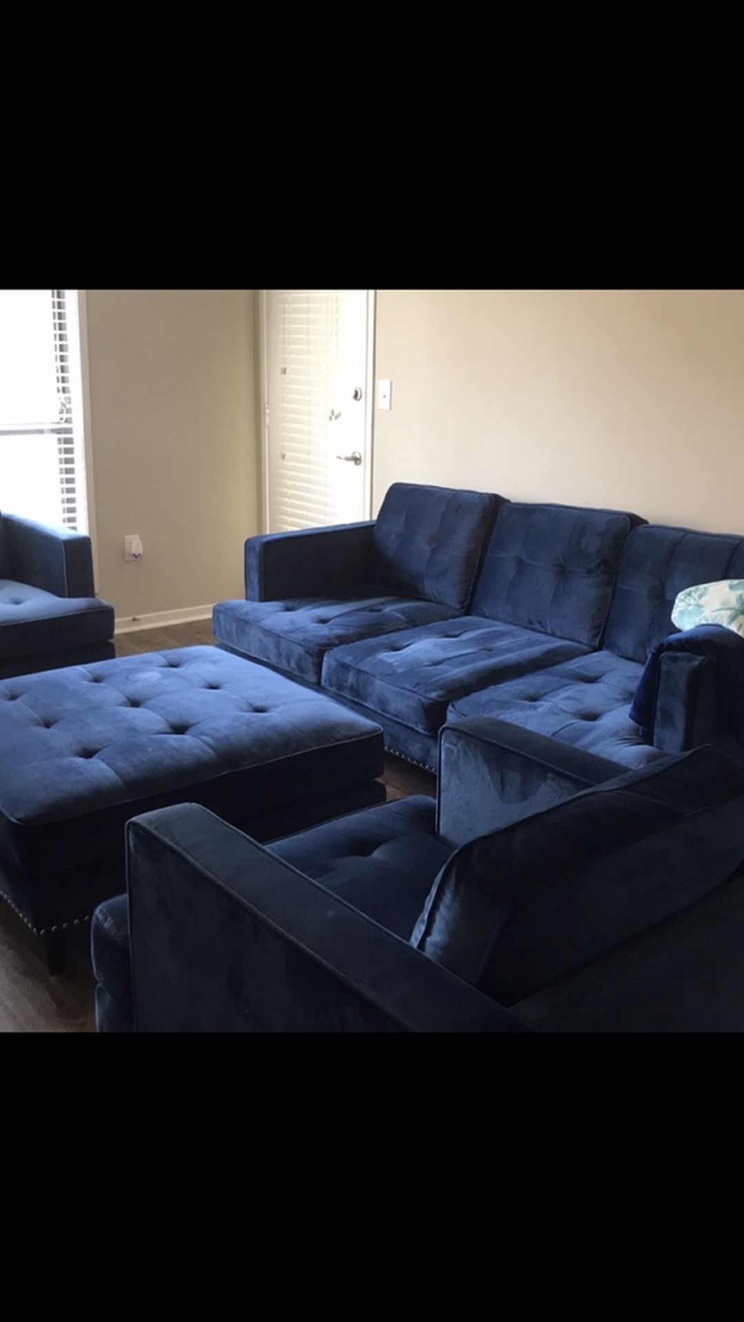 Couch Ottoman 2 Chairs