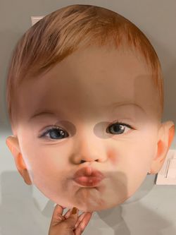 Big baby costume Mask
