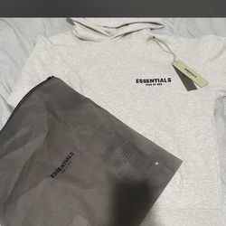 light oatmeal essentials hoodie