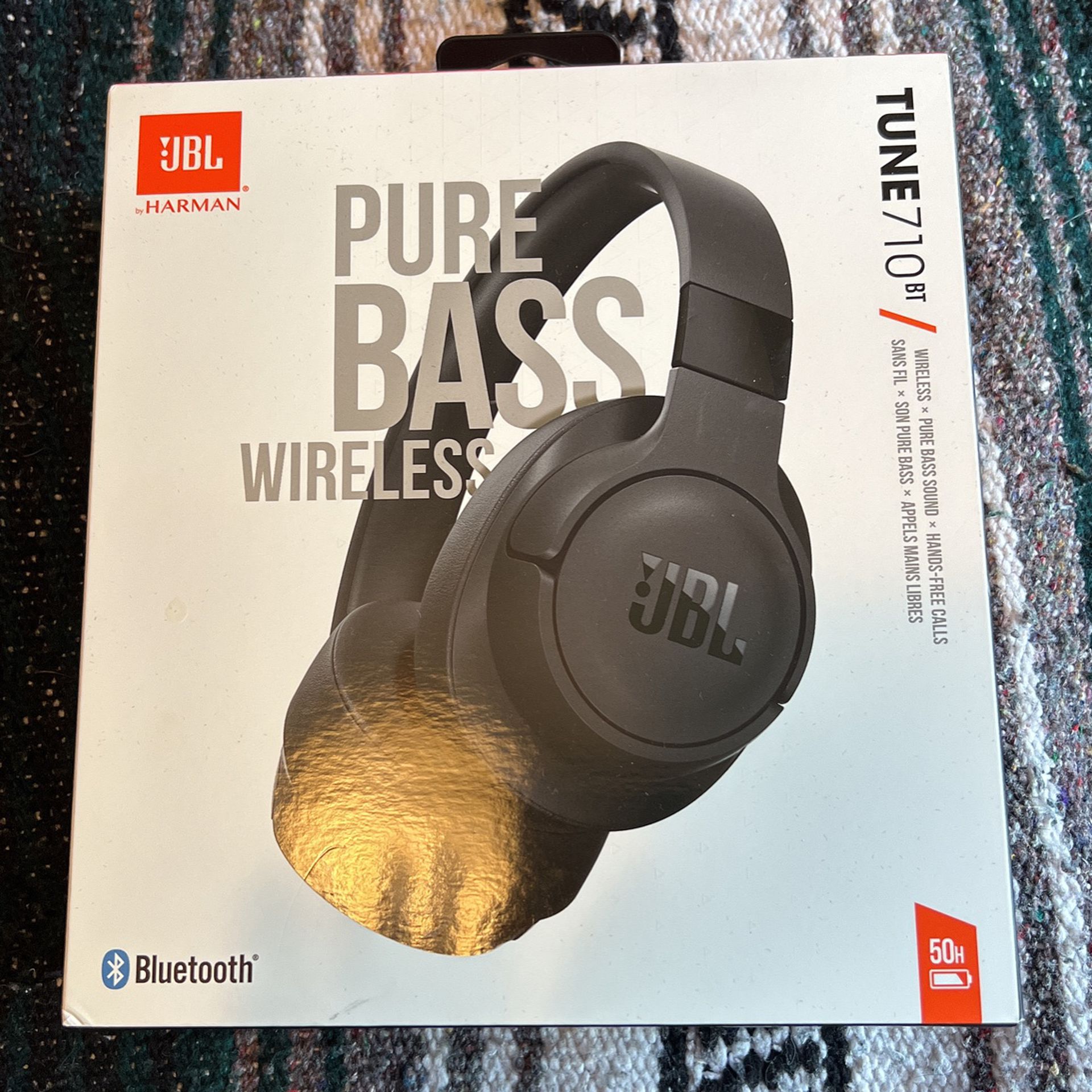 JBL Pure Bass Wireless Headphones 