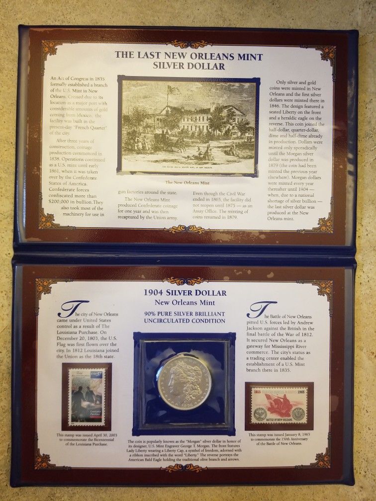 The Last New Orleans Mint Morgan Silver Dollar. 1904-O