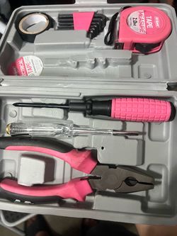 Hi-Spec Pink Tool Kit Set