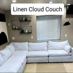 White Cloud Couch Modular Sectional Sofa 