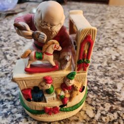 Santa's workshop musical box