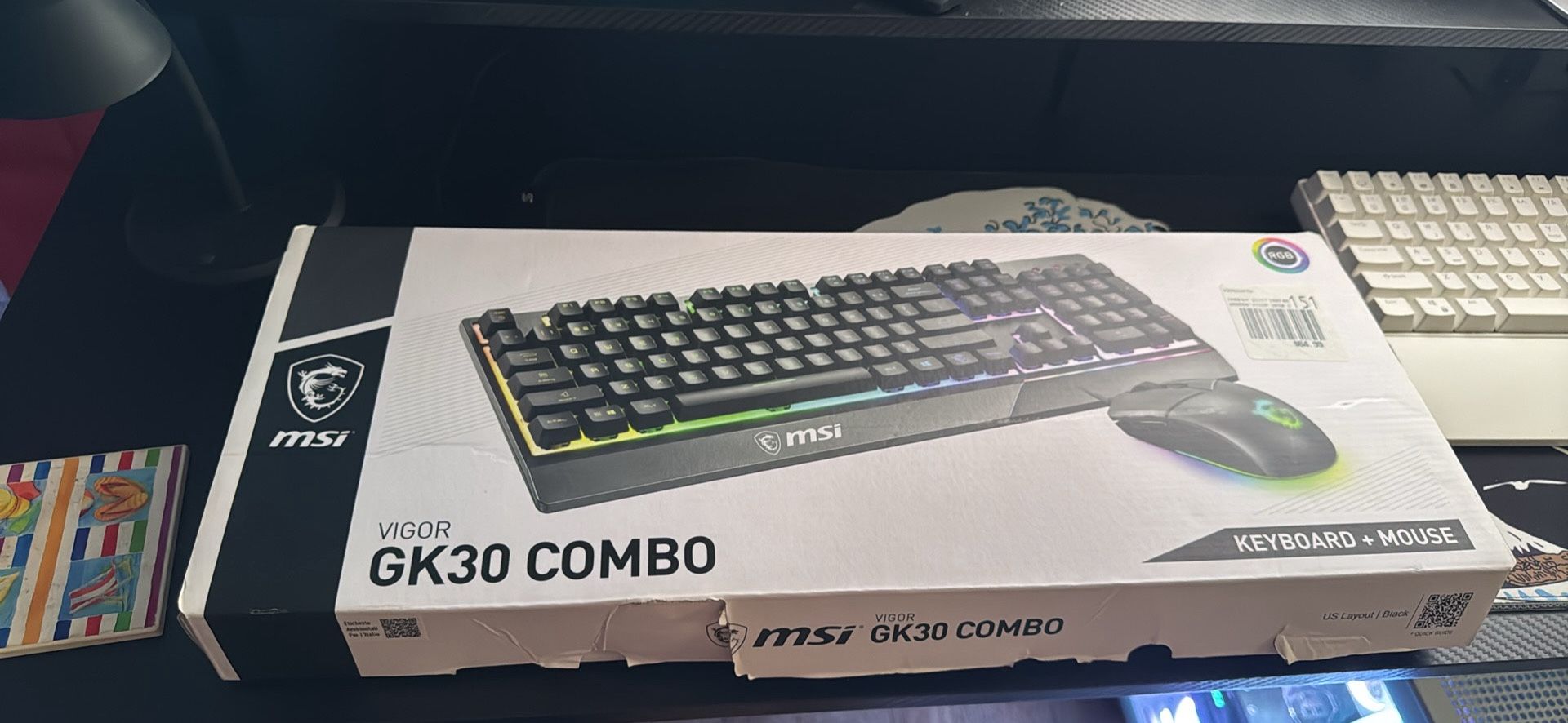 MSI Vigor GK30 Gaming Keyboard + Mouse Combo