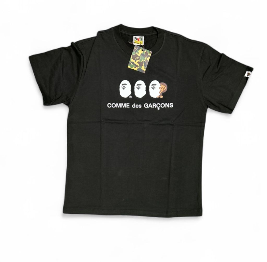 Bape tee COMME des GARCONS