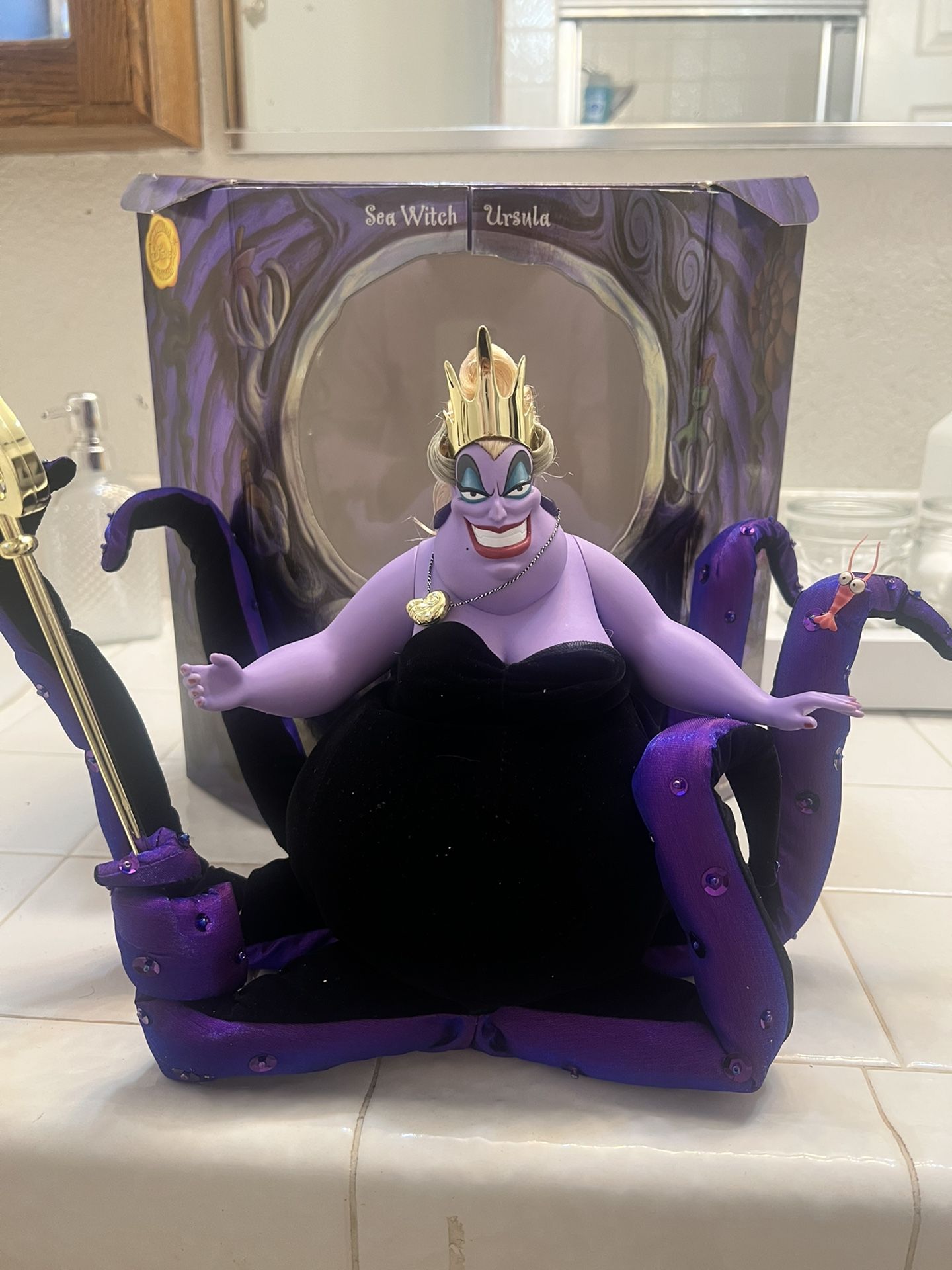 Disney's The Little Mermaid, Sea Witch Ursula Doll production. ..