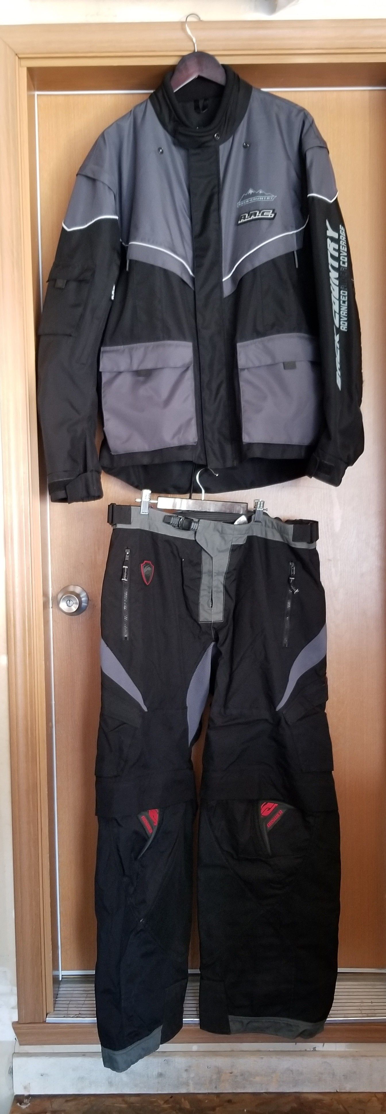 All weather riding coat and pants for atv quad motorcycle dirt bike