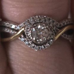 Now + Forever Round-Cut Diamond Halo Wedding Ring from Kay Jewelers