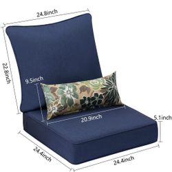 Patio Cushions 24.5x24.5
