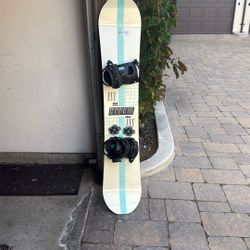 Rome 151 HYPE Snowboard And Bindings 