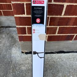 Delta Flynn 24” Double Towel Bar – Matte Black