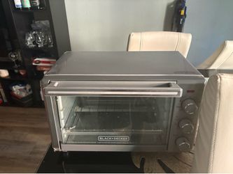 BLACK+DECKER - Horno tostador de 6 rebanadas, horno de encimera 5 en 1