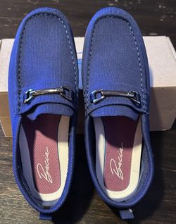 Women’s Night Blue Loafers Size 9. New In Box 