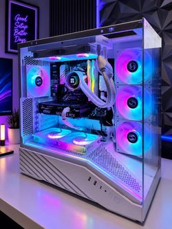 GAMING PC Ryzen 5 5500 RTX 4060 16gb Ram RGB Fans Lian Li Case