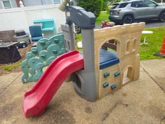 The price is firm..Children's great adventure climber slider with rock wall